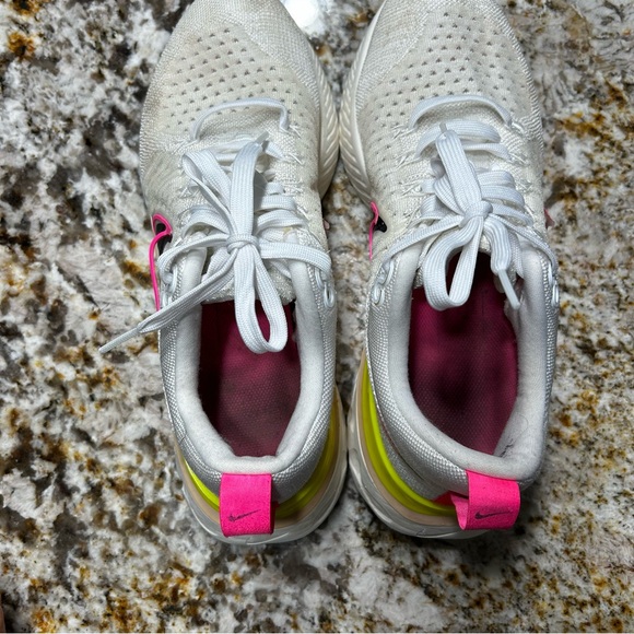 Nike React Infinity Run Flynit 2 White Mens Size 9.5 DJ5395-100 - Picture 7 of 11